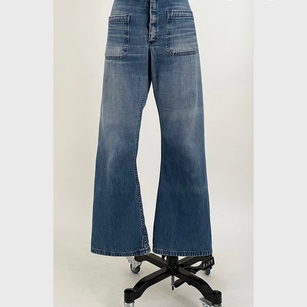 COPY - 60’s 70’s seafarer distressed utility denims
